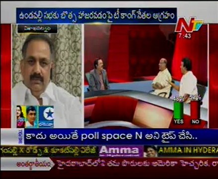 Live Show with KSR - TDP Bojjala - TRS Jupally - Cong Dronamraju Srinivas - 01