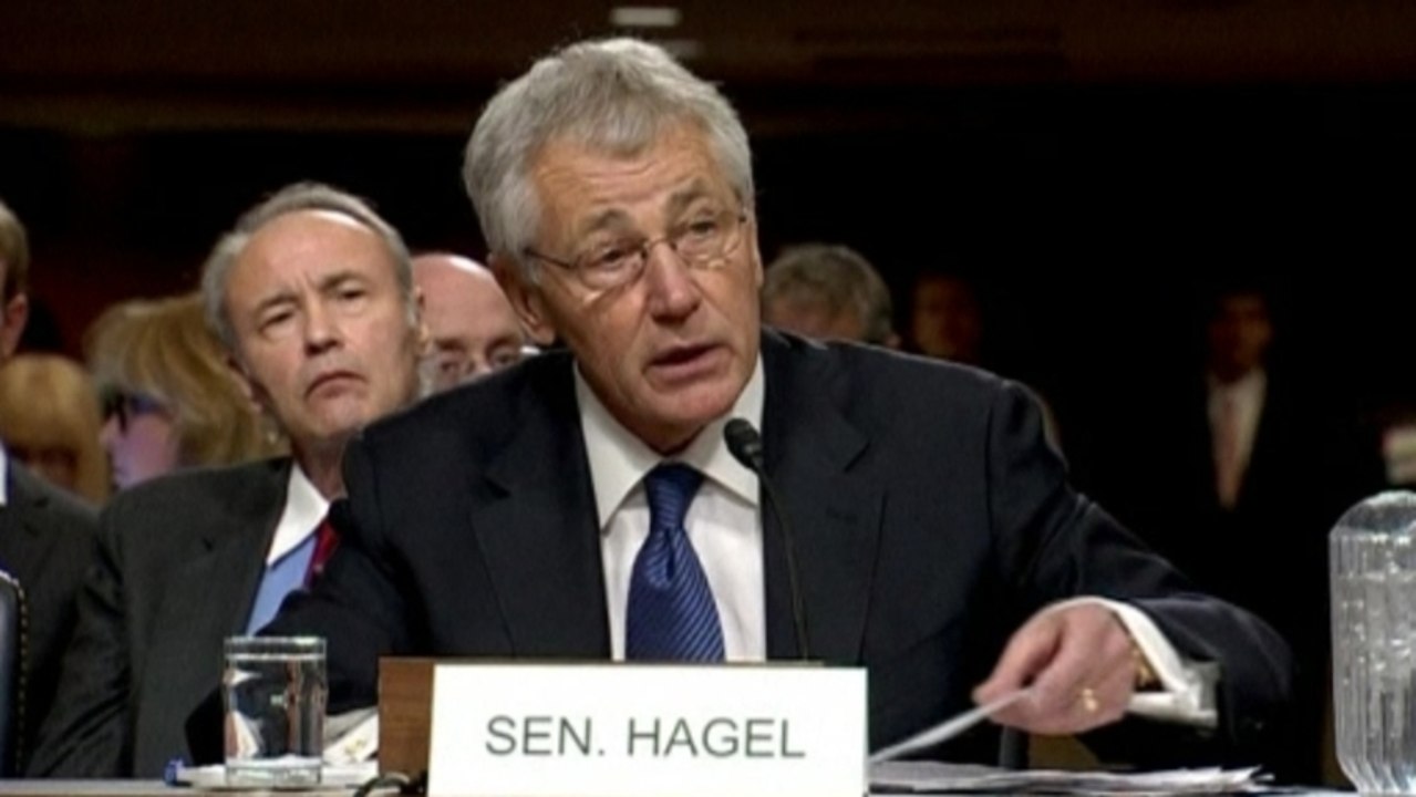 Hagel says "no individual vote" defines him