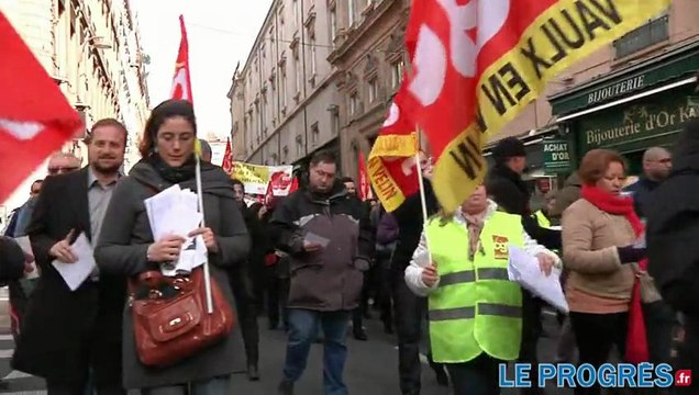 Lyon : les fonctionnaires dans la rue pour la revalorisation de leurs salaires