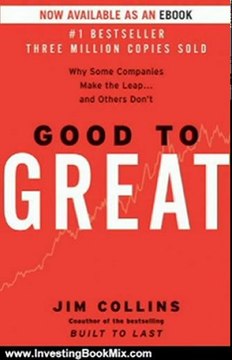 Investing Book Review: Good to Great: Why Some Companies Make the Leap...And Others Don't by Jim Collins