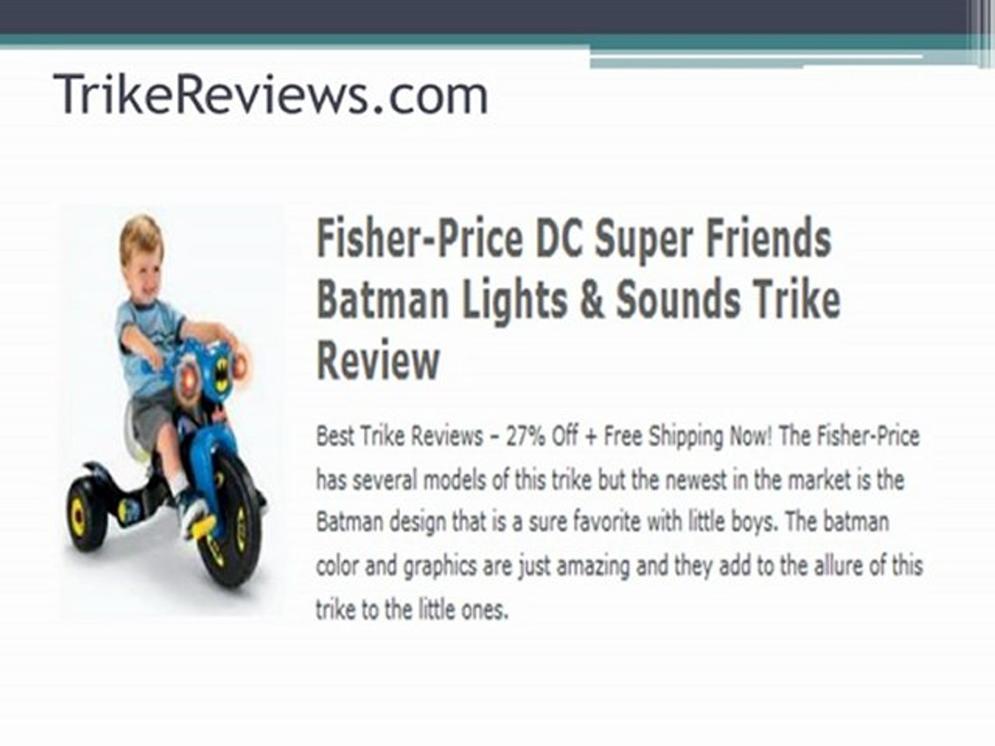 batman lights and sounds trike