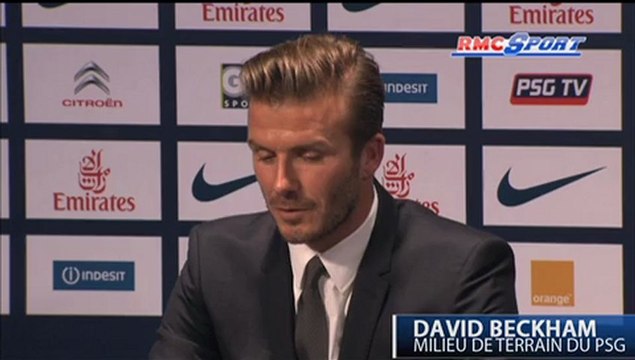 PSG / David Beckham parle de Zlatan Ibrahimovic - 31/01