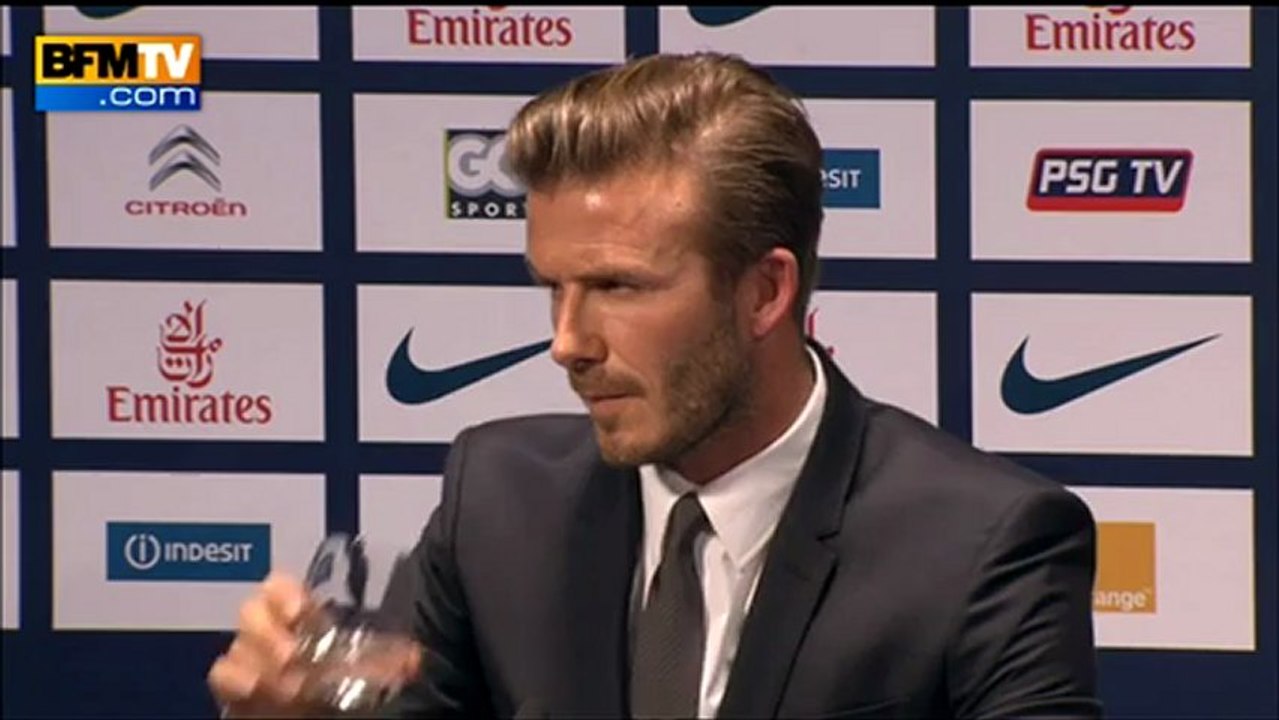 David Beckam a "hâte de jouer" avec Zlatan