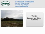 Achat Vente Terrain  Bagnols sur Cèze  30200 - 1287 m2