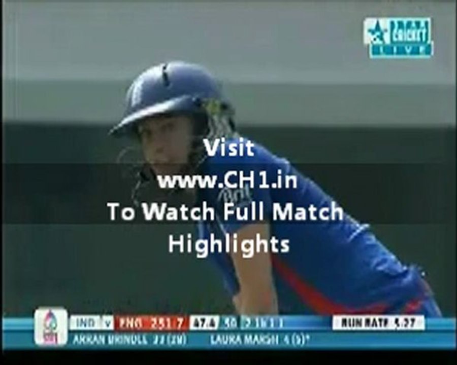 Live India Women Vs England Women ICC Women's World Cup Live Streaming Ind Vs Eng Full Highlights 3rd Feb 2013