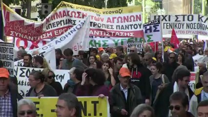 Download Video: Protests against austerity measures in Athens