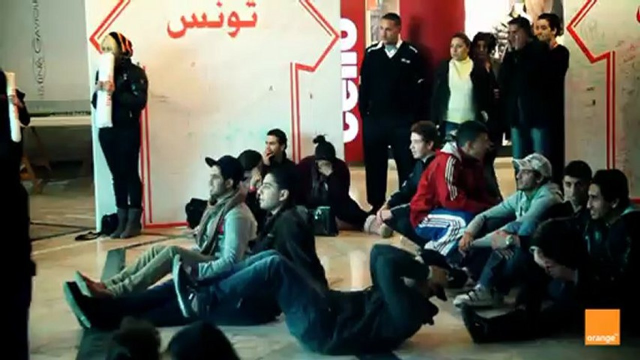 هكّة كان جّو التوانسة في الفرجة في لقاء تونس و الطوغو مع أورنج