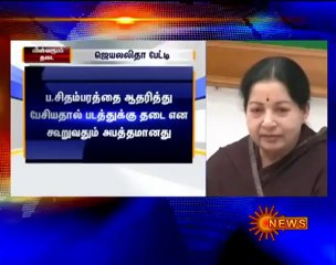 Vishwaroopam CM Jayalalitha - Kamal Haasan Is Resposible For All Problems