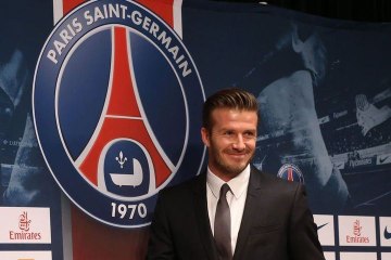 La journée de Beckham à Paris