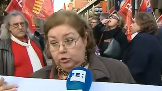 Trabajadores de Bankia y Banco de Valencia celebran paros parciales