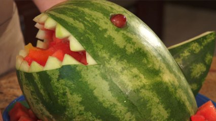 How To Carve A Watermelon Shark