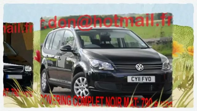 Volkswagen Touran, Volkswagen Touran, covering noir mat Volkswagen Touran, Volkswagen Touran noir mat