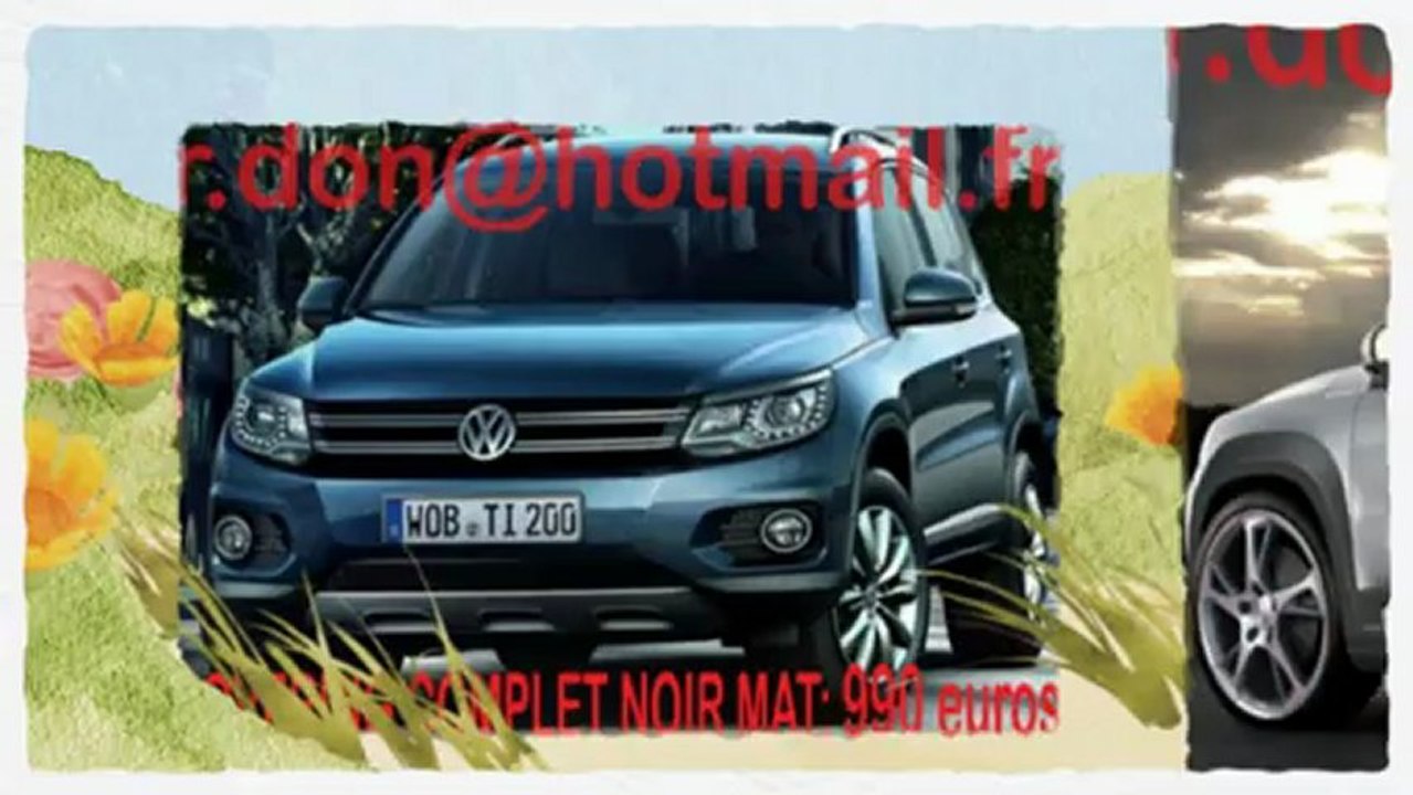 Volkswagen Tiguan, Volkswagen Tiguan, covering noir mat Volkswagen Tiguan, Volkswagen Tiguan noir mat