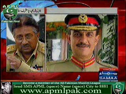 Quaid-e-APML Pervez Musharraf With Jasmeen on Shahid Aziz & Kargil Issue - Jan 2013