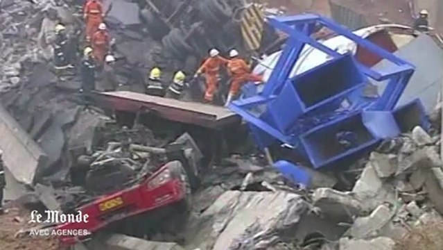 Chine : un pont soufflé par l'explosion d'un chargement de pétards