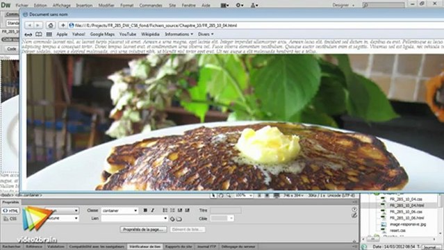 Dreamweaver CS6 : Création de contenu réactif