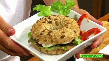 Vegusto's Smoky Vegan meat slices quick snack suggestion