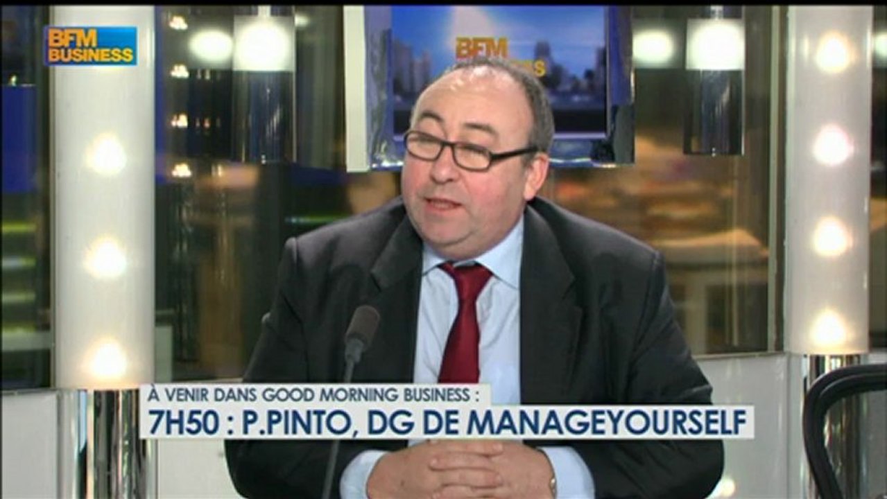 Lechypre : L'euro dollar / Le baromètre des grandes entreprises - 1 février - BFM : GMB