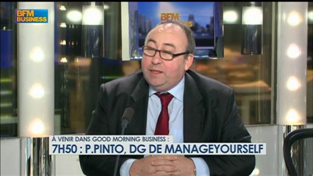 Lechypre : L'euro dollar / Le baromètre des grandes entreprises - 1 février - BFM : GMB