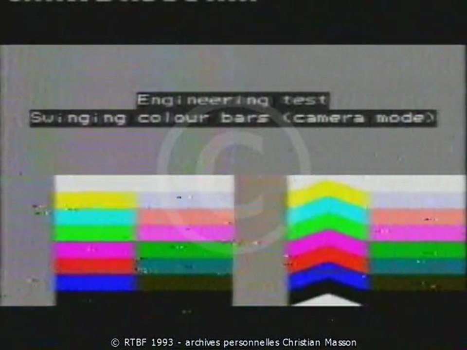 Panneaux et mires techniques RTBF 21 (1993)