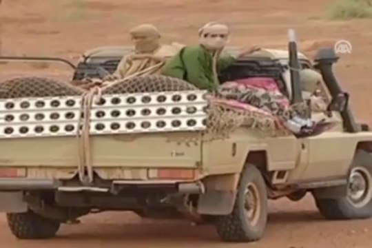 Direnişçilerin görüntüsüne AA ulaştı