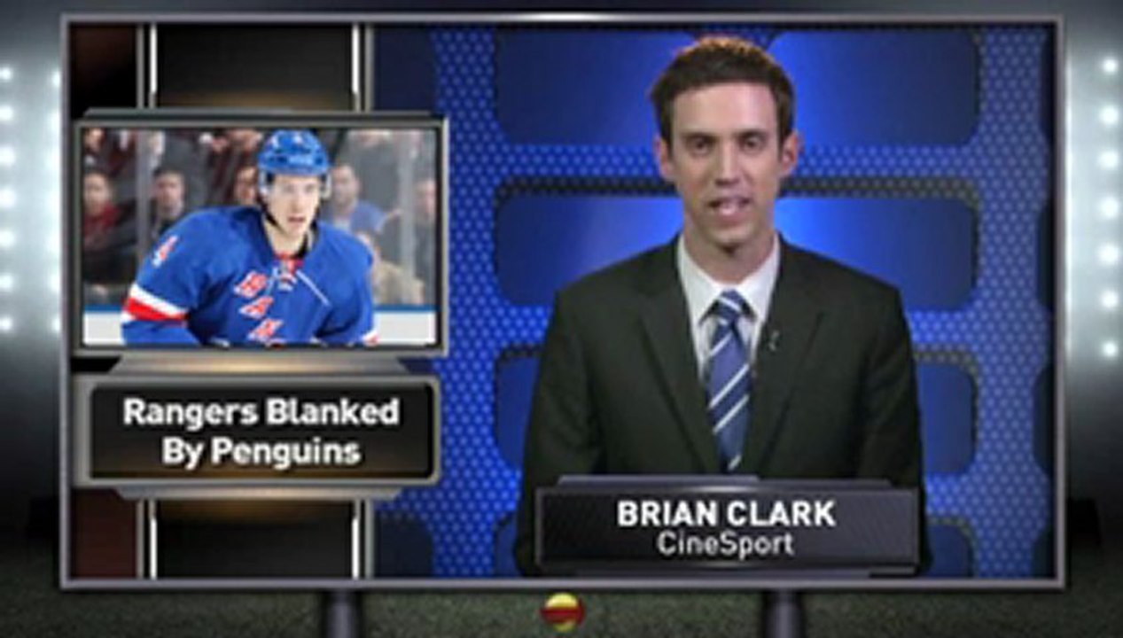 New York Rangers Blanked by Penguins