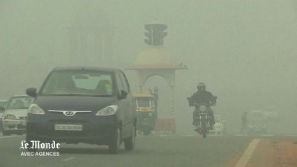 New Delhi dans un nuage de pollution