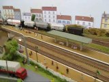 Train miniature : Réseau de Gérard : Vidéo 78 : BB 66000 et convoi céréalier