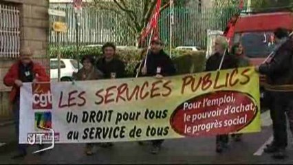 200 fonctionnaires manifestent (La Roche-sur-Yon)