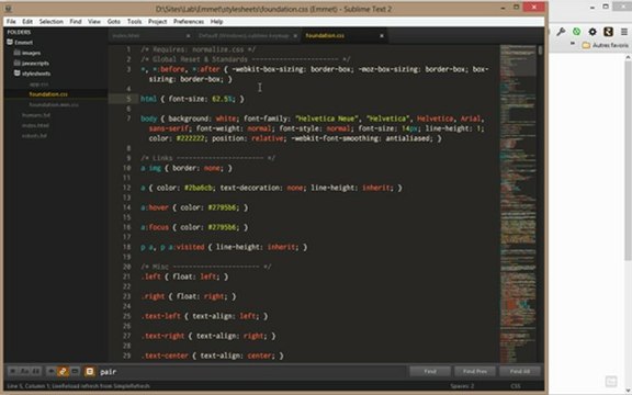 Tutoriel vidéo Sublime Text 2 : Emmet
