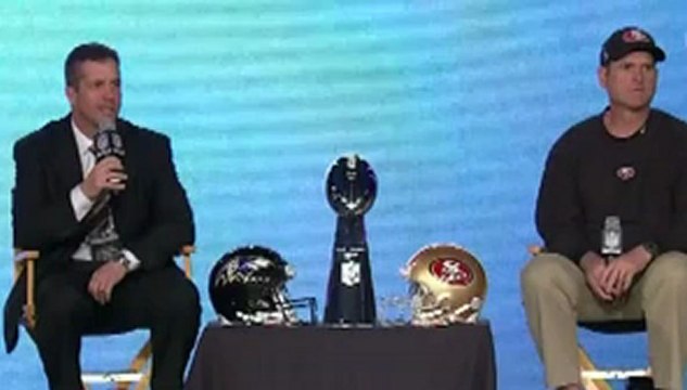 Harbaughs' Super Bowl Press Conference