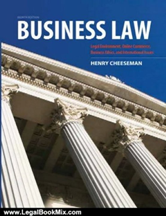 Legal Book Review: Business Law (8th Edition) by Henry R. Cheeseman