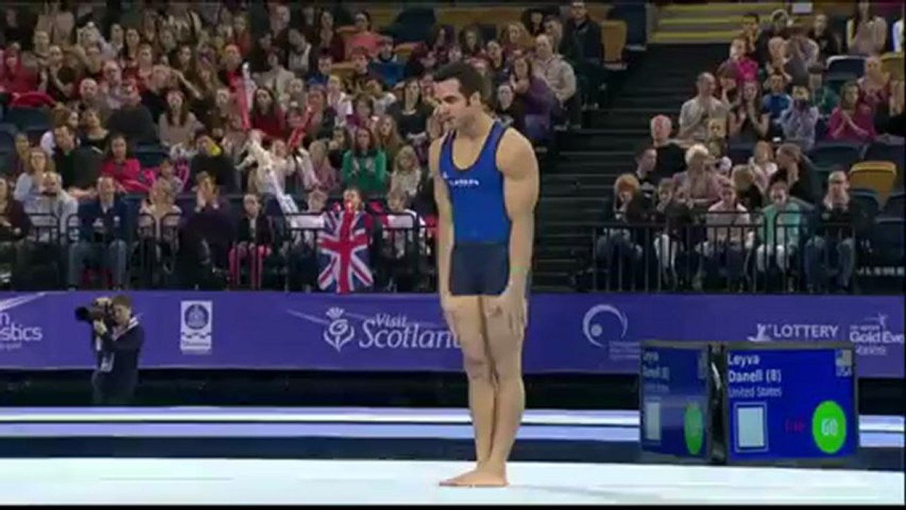 Danell Leyva (USA) Floor