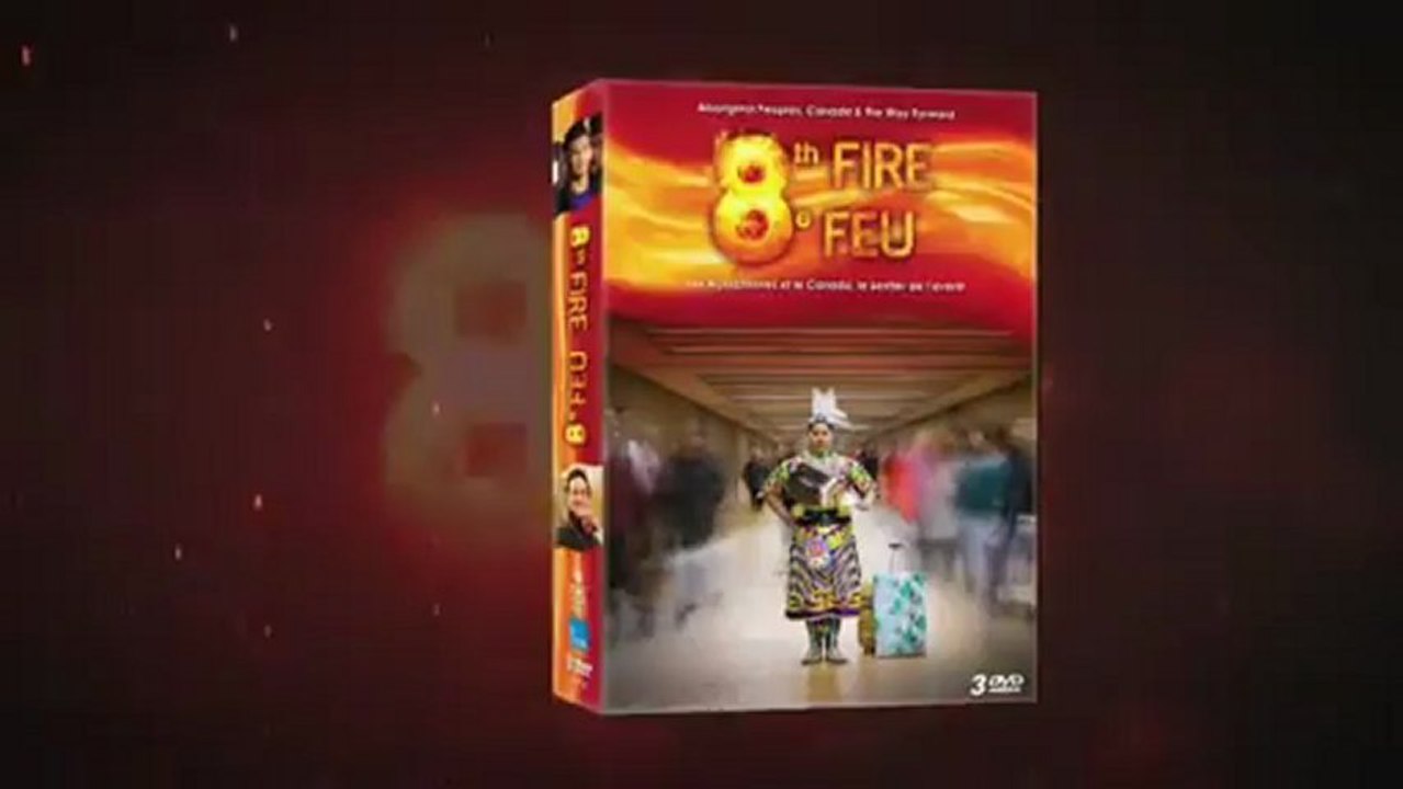 Wab Kinew wearing Kanati Clothing Co. on CBC's 8th Fire DVD Box - Commercial