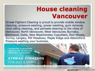 house cleaning services vancouver call (778) 237 6486