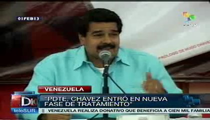 Chávez inicia nueva fase de tratamiento