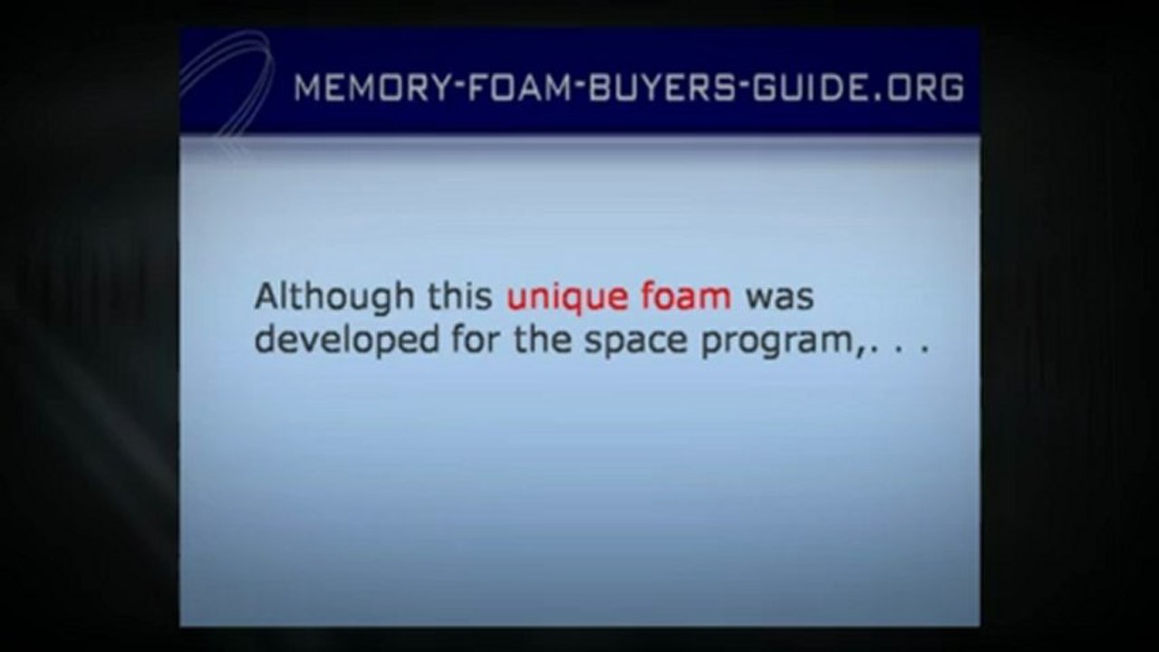 Visco Elastic Memory Foam