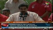 Maduro rindió homenaje a héroe venezolano Ezequiel Zamora