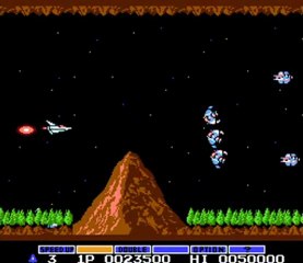 Gradius - premier niveau