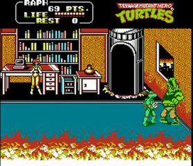 Teenage Mutant Ninja Turtles 2 : The Arcade Game - niveau 1