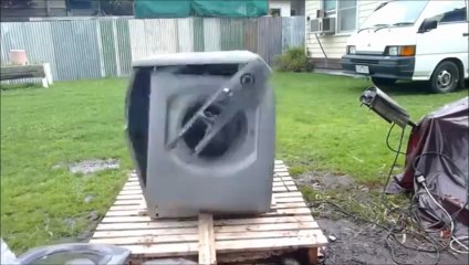 Washing Machine Destruction (Fast)