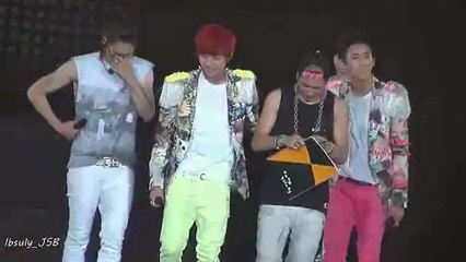 130130 B1A4 BABA in Yokohama - baro的surprise告白