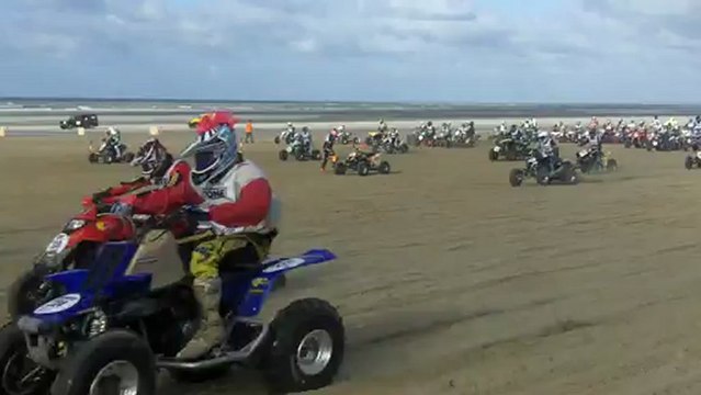 Départ du Quaduro du Touquet 2013