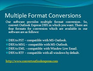 Convert Outlook Express