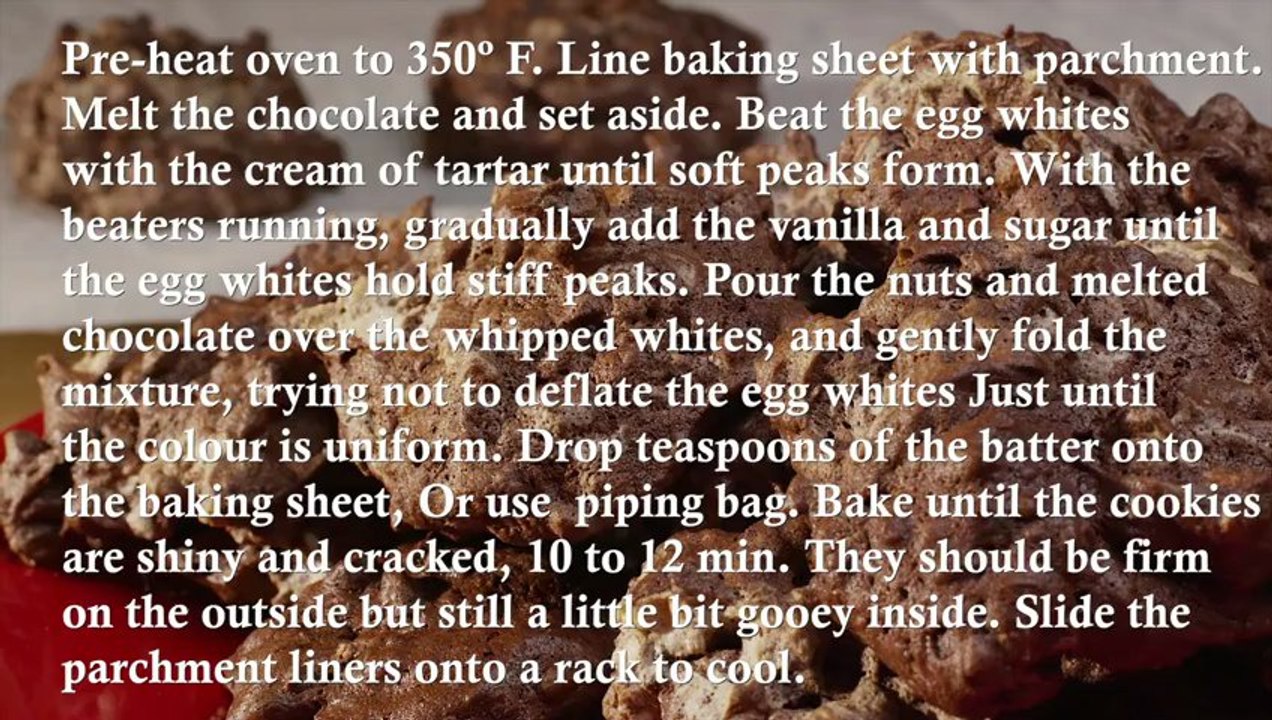 Chocolate Soufflé Cookies - Recipe