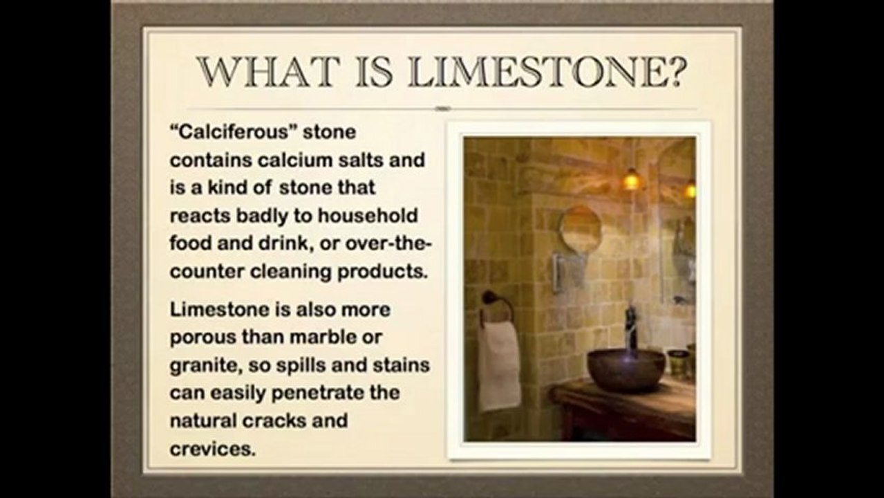 What Is Limestone And How To Clean It