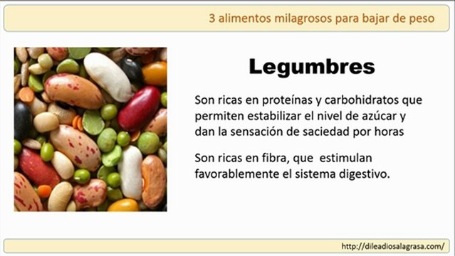 3 Alimentos Milagrosos para quemar grasas