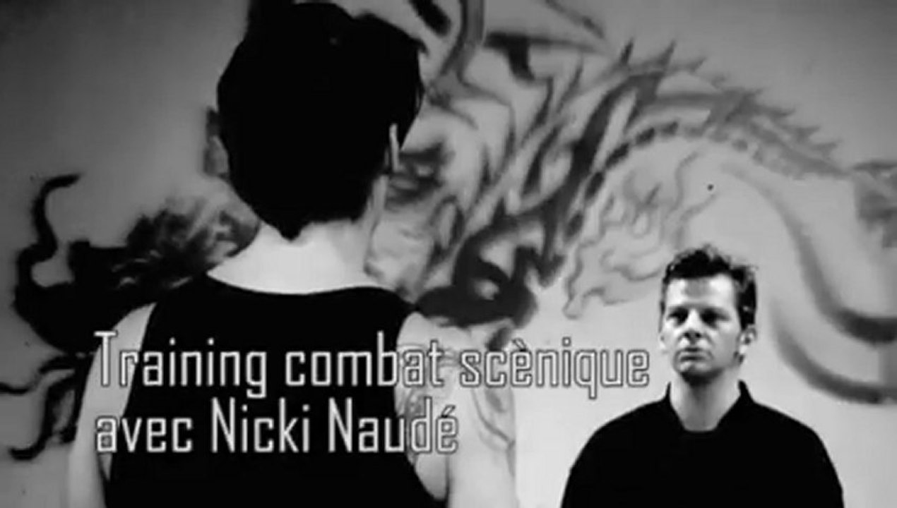 Yvon Martin : Training combat scènique avec Nicky Naudé