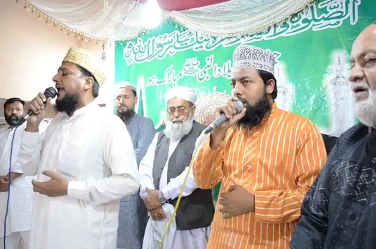 SALANA EID MILAD UN NABI (Sallallahu Alaihi Wasallam) 2013 NAAT KHAWAN FAKHAR UDDIN QADRI ( Manqabat) Al Haj Syed Zain Uddin Al Gilani ORGANIZED By Mohammad Aslam Qureshi (Chairman Of Jamia Masjid-E-Khizra & Khizra Naat Academy) Karachi.Pakistan