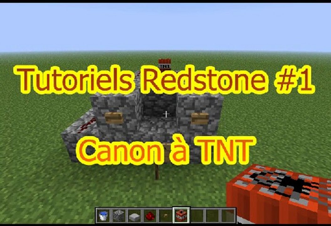 Tutoriel Redstone #1 - Canon à TNT